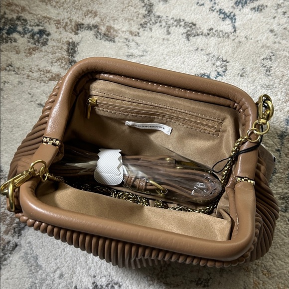 Anthropologie Tan Women's Crossbody Bag with changable straps - Picture 9 of 11